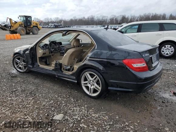2013 Mercedes-Benz C 300 Sport with VIN WDDGF8AB0DR275628, listed as a Copart auction lot 51666525 with Not Provided miles and Salvage Title. Bid and sale history available at DreamBid. Image 2.