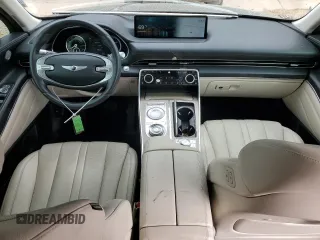 2021 Genesis GV80 with VIN KMUHBDSB8MU041121, listed as a Copart auction lot 45007065 with 55,347 mi miles and Salvage Title. Bid and sale history available at carsss.com. Image 8.