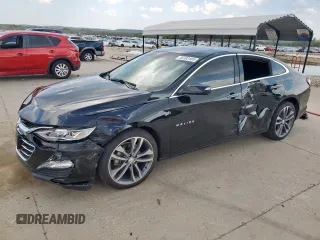 2022 Chevrolet Malibu Premier with VIN 1G1ZE5SX7NF158459, listed as a Copart auction lot 50392485 with 47,301 mi miles and Salvage Title. Bid and sale history available at DreamBid. Image 1.