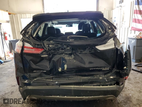 2019 Ford Edge Titanium with VIN 2FMPK4K9XKBC11683, listed as a Copart auction lot 50772945 with 114,006 mi miles and Salvage Title. Bid and sale history available at carsss.com. Image 6.