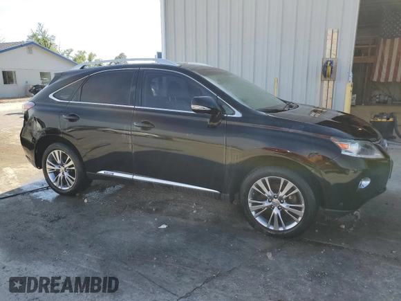 2013 Lexus RX 450h with VIN JTJBC1BA6D2064529, listed as a Copart auction lot 53919315 with 234,055 mi miles and Clean Title. Bid and sale history available at DreamBid. Image 4.