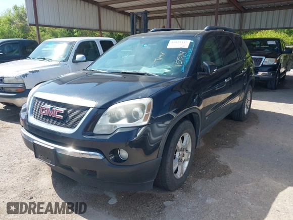2009 GMC Acadia SLT1 with VIN 1GKER23D79J155114, listed as a IAAI auction lot 41925337 with 159,068 mi miles. Bid and sale history available at carsss.com. Image 2.