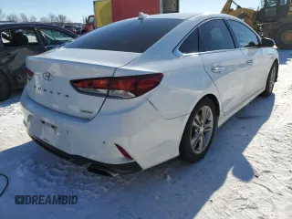 2018 Hyundai Sonata Sport with VIN 5NPE34AFXJH645217, listed as a Copart auction lot 41487055 with 95,872 mi miles and Salvage Title. Bid and sale history available at carsss.com. Image 3.
