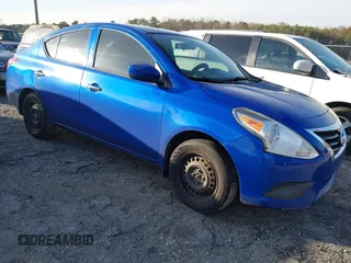 2016 Nissan Versa SV with VIN 3N1CN7AP9GL851846, listed as a IAAI auction lot 41594776 with 196,435 mi miles. Bid and sale history available at carsss.com. Image 1.