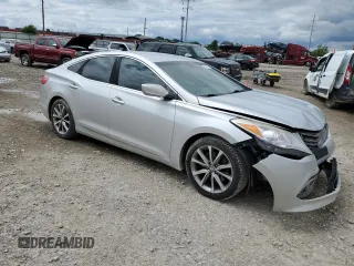 2015 Hyundai Azera with VIN KMHFG4JG9FA469367, listed as a Copart auction lot 61413525 with 136,608 mi miles and Salvage title. Bid and sale history available at DreamBid. Image 4.