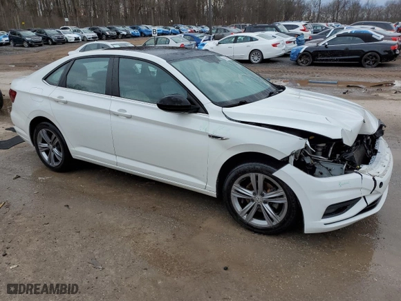 2019 Volkswagen Jetta S with VIN 3VWC57BU1KM098606, listed as a Copart auction lot 86395754 with 48,860 mi miles and Salvage Title. Bid and sale history available at carsss.com. Image 4.