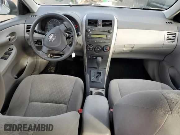 2009 Toyota Corolla with VIN 2T1BU40E59C133095, listed as a Copart auction lot 43454245 with 135,017 mi miles and Salvage Title. Bid and sale history available at carsss.com. Image 8.