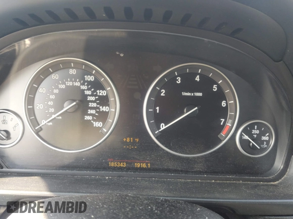 2011 BMW 5 Series 528i with VIN WBAFR1C54BC738346, listed as a IAAI auction lot 42622199 with 185,343 mi miles and . Bid and sale history available at DreamBid. Image 7.