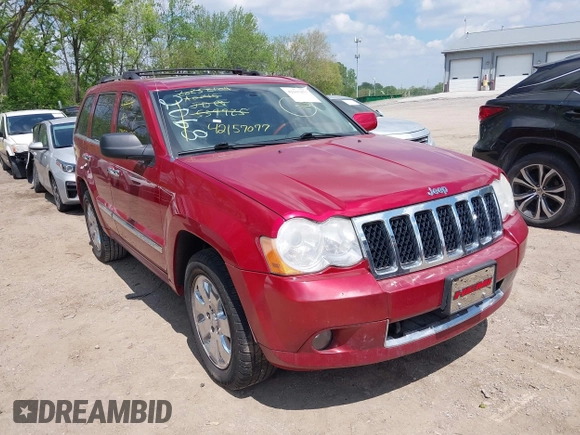 2009 Jeep Grand Cherokee with VIN 1J8HR68T79C539925, listed as a IAAI auction lot 42157077 with 140,443 mi miles and . Bid and sale history available at DreamBid. Image 1.