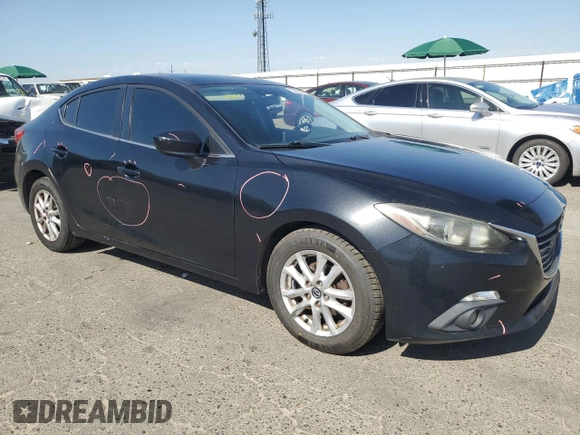 2016 Mazda 3 i Touring with VIN JM1BM1V72G1296409, listed as a Copart auction lot 59008785 with 124,738 mi miles and Salvage title. Bid and sale history available at DreamBid. Image 4.