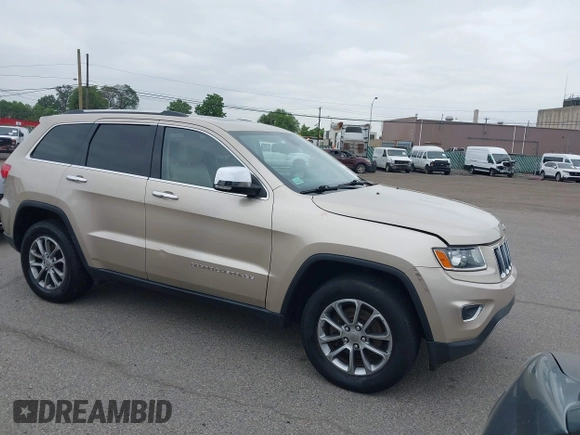 2014 Jeep Grand Cherokee Limited z VIN 1C4RJFBG8EC408754, wystawiony jako IAAI lot #42612211 z przebiegiem 149 017 mil mil oraz . Historia ofert i sprzedaży dostępna na DreamBid. Obrazek 1.