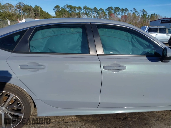 2024 Honda Civic Sedan Touring with VIN 2HGFE1F9XRH308973, listed as a IAAI auction lot 41643985 with 5,842 mi miles. Bid and sale history available at carsss.com. Image 14.