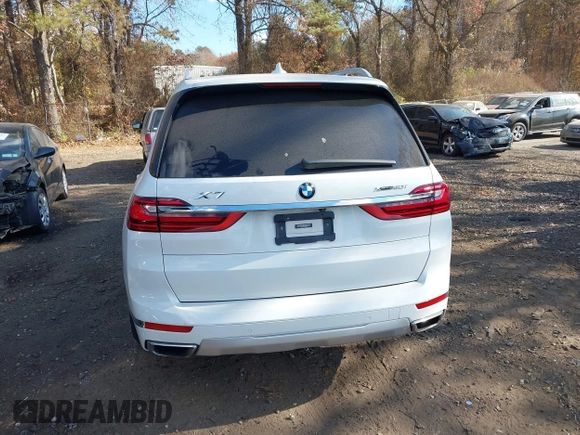 2019 BMW X7 xDrive50i z VIN 5UXCX4C59KLS38761, wystawiony jako IAAI lot #40743791 z przebiegiem Nie podano mil oraz . Historia ofert i sprzedaży dostępna na DreamBid. Obrazek 15.