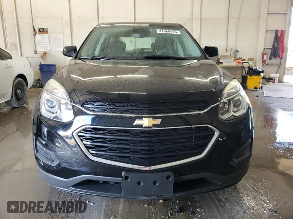 2016 Chevrolet Equinox LS with VIN 2GNFLEEK5G6260895, listed as a Copart auction lot 47980475 with 65,405 mi miles and Salvage Title. Bid and sale history available at DreamBid. Image 5.