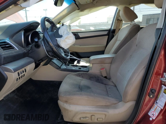 2017 Subaru Outback Premium with VIN 4S4BSACC7H3339228, listed as a Copart auction lot 61106815 with 122,131 mi miles and Salvage title. Bid and sale history available at DreamBid. Image 7.