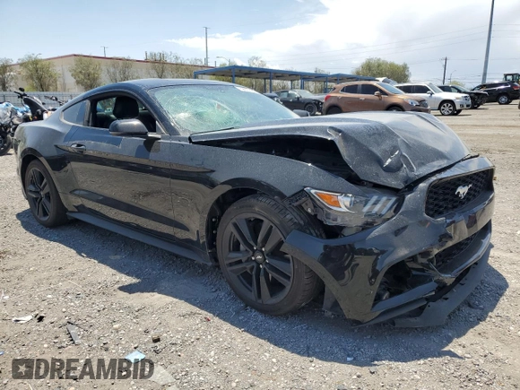 2015 Ford Mustang EcoBoost with VIN 1FA6P8TH6F5418165, listed as a Copart auction lot 59637885 with 31,983 mi miles and Salvage title. Bid and sale history available at DreamBid. Image 4.