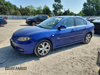 2008 Mazda 3 S GT z VIN JM1BK323581875205, wystawiony jako Copart lot #62989625 z przebiegiem 134 870 mil mil oraz Czysty tytuł • Clean title. Historia ofert i sprzedaży dostępna na DreamBid. Obrazek 1.