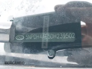 2013 Hyundai Elantra GLS with VIN 5NPDH4AE5DH239502, listed as a IAAI auction lot 42130967 with 100,105 mi miles and . Bid and sale history available at DreamBid. Image 9.