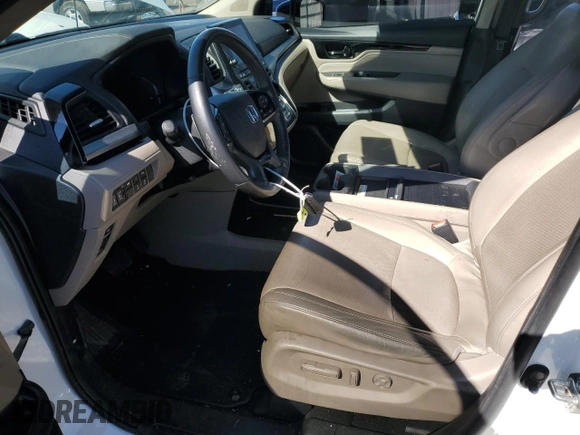 2019 Honda Odyssey Elite with VIN 5FNRL6H93KB072349, listed as a Copart auction lot 47369135 with 34,533 mi miles and Salvage Title. Bid and sale history available at DreamBid. Image 7.