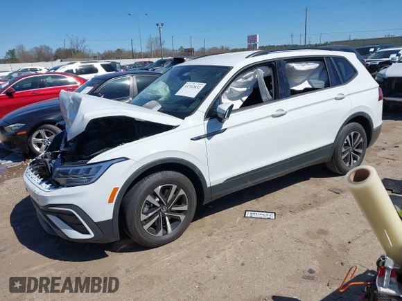 2024 Volkswagen Tiguan S with VIN 3VVRB7AX0RM228680, listed as a IAAI auction lot 41712832 with 238 mi miles and . Bid and sale history available at DreamBid. Image 17.