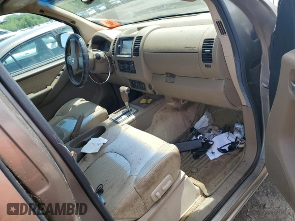 2005 Nissan Frontier LE with VIN 1N6AD07W45C402772, listed as a Copart auction lot 58621115 with 159,325 mi miles and Clean title. Bid and sale history available at DreamBid. Image 8.