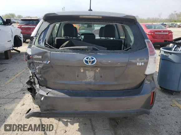 2016 Toyota Prius Two with VIN JTDZN3EU7GJ054390, listed as a Copart auction lot 53652895 with 54,317 mi miles and Salvage Title. Bid and sale history available at DreamBid. Image 6.