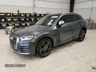 2020 Audi SQ5 Premium Plus with VIN WA1B4AFY4L2124453, listed as a Copart auction lot 38367533 with 0 mi miles. Bid and sale history available at carsss.com. Image 1.