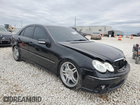 2006 Mercedes-Benz C 55 AMG with VIN WDBRF76J46F770916, listed as a Copart auction lot 88725275 with 82,502 mi miles and Salvage title. Bid and sale history available at DreamBid. Image 4.