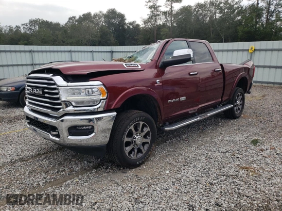 2022 Ram 2500 Longhorn with VIN 3C6UR5GL4NG232700, listed as a Copart auction lot 74691294 with 31,164 mi miles and Salvage title. Bid and sale history available at DreamBid. Image 1.
