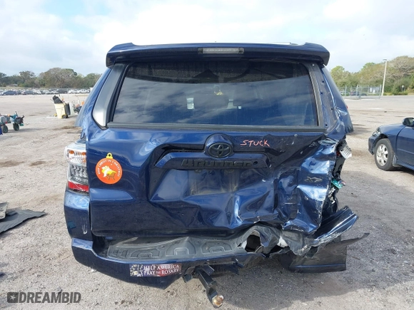 2019 Toyota 4Runner SR5 with VIN JTEZU5JR3K5200409, listed as a IAAI auction lot 41154305 with 64,935 mi miles. Bid and sale history available at carsss.com. Image 16.