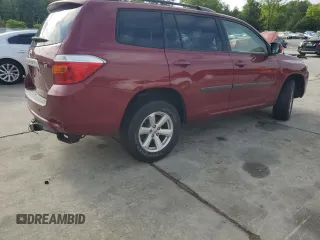 2008 Toyota Highlander with VIN JTEDS41A282028887, listed as a Copart auction lot 52763945 with 112,086 mi miles and Salvage title. Bid and sale history available at DreamBid. Image 3.