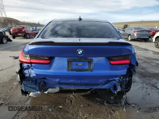 2020 BMW 3 Series 330i xDrive with VIN 3MW5R7J02L8B06928, listed as a Copart auction lot 48355035 with 42,278 mi miles and Salvage title. Bid and sale history available at DreamBid. Image 6.