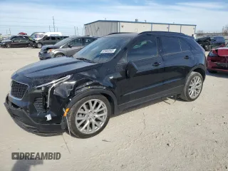 2023 Cadillac XT4 FWD Sport with VIN 1GYFZER47PF107311, listed as a Copart auction lot 87583565 with 26,585 mi miles and Salvage title. Bid and sale history available at DreamBid. Image 1.
