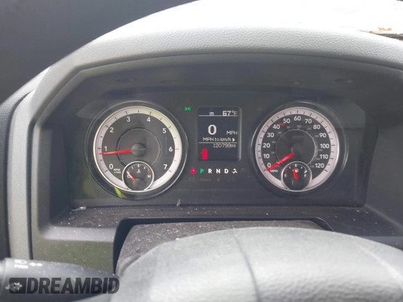 2019 Ram 1500 Express z VIN 1C6RR7FT7KS725455, wystawiony jako IAAI lot #40822242 z przebiegiem 120 799 mil mil oraz . Historia ofert i sprzedaży dostępna na DreamBid. Obrazek 7.
