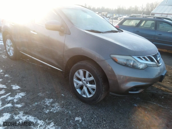 2011 Nissan Murano SL with VIN JN8AZ1MW5BW177520, listed as a IAAI auction lot 41286522 with 192,667 mi miles. Bid and sale history available at carsss.com. Image 1.