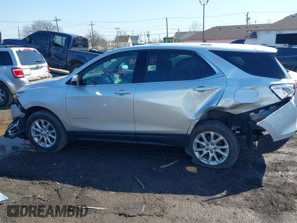 2019 Chevrolet Equinox LT with VIN 3GNAXUEV5KS670478, listed as a IAAI auction lot 41745218 with 56,996 mi miles and . Bid and sale history available at DreamBid. Image 14.