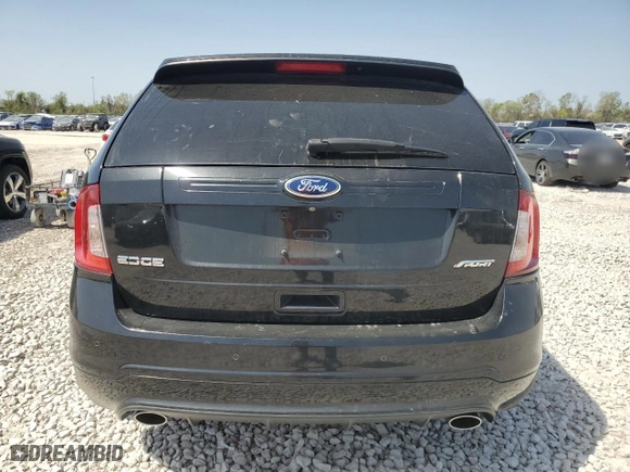 2014 Ford Edge Sport with VIN 2FMDK3AKXEBB29703, listed as a Copart auction lot 50246015 with 165,960 mi miles and Salvage Title. Bid and sale history available at carsss.com. Image 6.