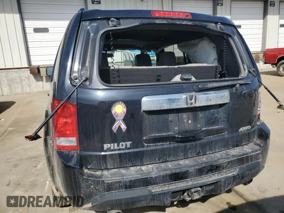 2013 Honda Pilot EX-L with VIN 5FNYF4H55DB062588, listed as a Copart auction lot 46067325 with 176,262 mi miles and Salvage Title. Bid and sale history available at carsss.com. Image 6.