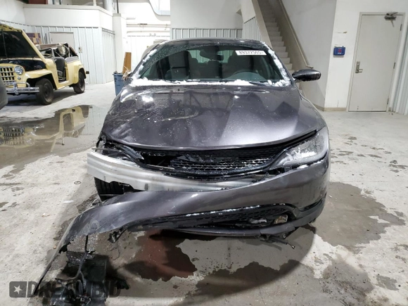 2015 Chrysler 200 S with VIN 1C3CCCBB9FN505720, listed as a Copart auction lot 89372565 with 108,206 mi miles and Salvage Title. Bid and sale history available at carsss.com. Image 5.
