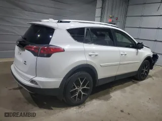 2016 Toyota RAV4 SE with VIN JTMJFREV4GJ076286, listed as a Copart auction lot 50257595 with 43,959 mi miles and Salvage Title. Bid and sale history available at carsss.com. Image 3.