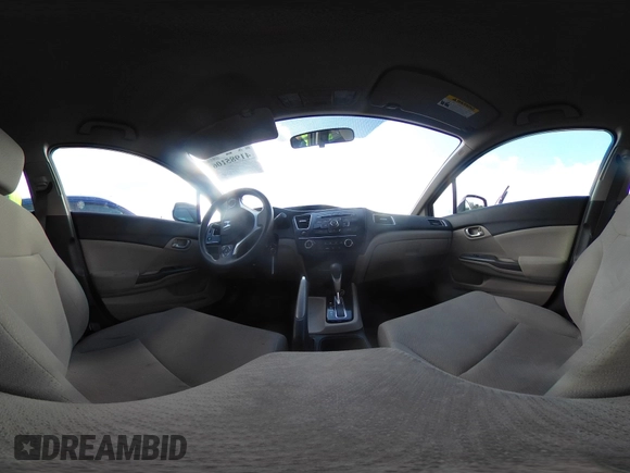 2013 Honda Civic LX with VIN 19XFB2F58DE224648, listed as a IAAI auction lot 41985106 with Not Provided miles and . Bid and sale history available at DreamBid. Image 18.