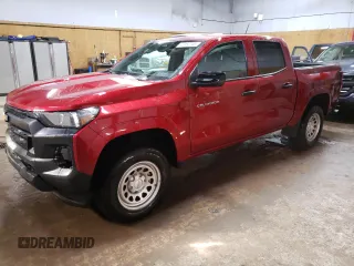 2023 Chevrolet Colorado 4WD Work Truck с VIN 1GCGTBEC4P1255873, выставлен на аукционе Copart как лот 47452705 с пробегом 8 672 миль миль и Списание • Salvage title. История ставок и продаж доступна на DreamBid. Изображение 1.