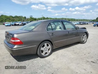 2005 Lexus LS 430 z VIN JTHBN36F355011851, wystawiony jako Copart lot #57488565 z przebiegiem 167 442 mil mil oraz Szkoda całkowita • Salvage title. Historia ofert i sprzedaży dostępna na DreamBid. Obrazek 3.