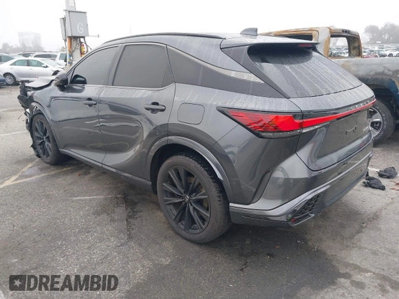 2024 Lexus RX with VIN 2T2BCMEA2RC019480, listed as a IAAI auction lot 41477686 with 2,733 mi miles. Bid and sale history available at carsss.com. Image 3.