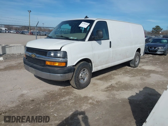 2020 Chevrolet Express Cargo Van with VIN 1GCZGHFG7L1235144, listed as a IAAI auction lot 41700301 with 67,678 mi miles. Bid and sale history available at carsss.com. Image 19.