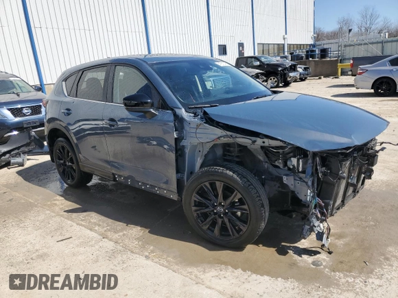 2023 Mazda CX-5 S Preferred with VIN JM3KFBCM1P0176901, listed as a Copart auction lot 47211485 with 22,142 mi miles and Salvage Title. Bid and sale history available at carsss.com. Image 4.