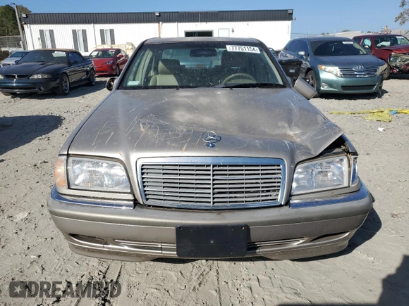 1998 Mercedes-Benz C 230/260/280/320 with VIN WDBHA23G8WA620777, listed as a Copart auction lot 77751154 with 144,032 mi miles and Salvage Title. Bid and sale history available at carsss.com. Image 5.