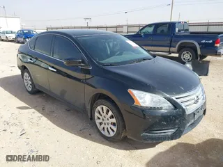 2015 Nissan Sentra S with VIN 3N1AB7AP5FY332195, listed as a IAAI auction lot 41707202 with NaN miles. Bid and sale history available at carsss.com. Image 1.