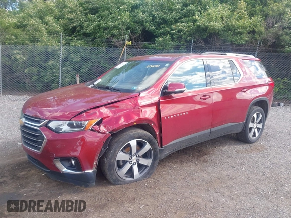 2018 Chevrolet Traverse LT z VIN 1GNEVHKW6JJ184290, wystawiony jako IAAI lot #42176919 z przebiegiem 103 835 mil mil oraz . Historia ofert i sprzedaży dostępna na DreamBid. Obrazek 6.