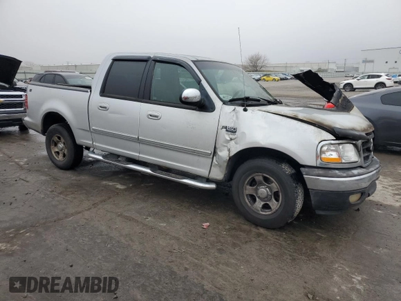 2002 Ford F-150 XLT with VIN 1FTRW07L82KD06604, listed as a Copart auction lot 44266975 with 0 mi miles and Salvage Title. Bid and sale history available at carsss.com. Image 4.